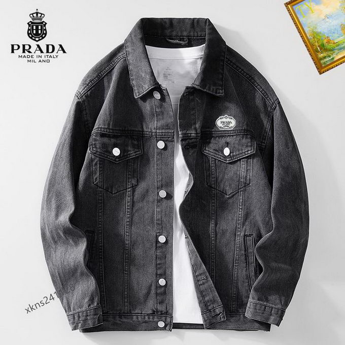 Prada Denim Jacket Mens ID:20250925-57